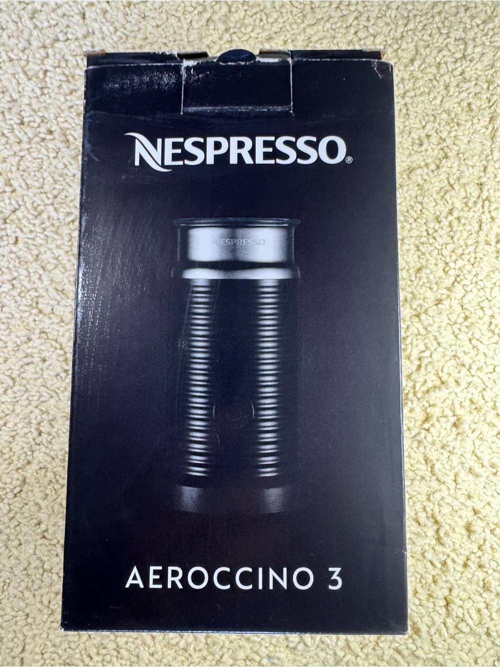 Nespresso Aeroccino 3 Milk Frother, Black, SteelSteel